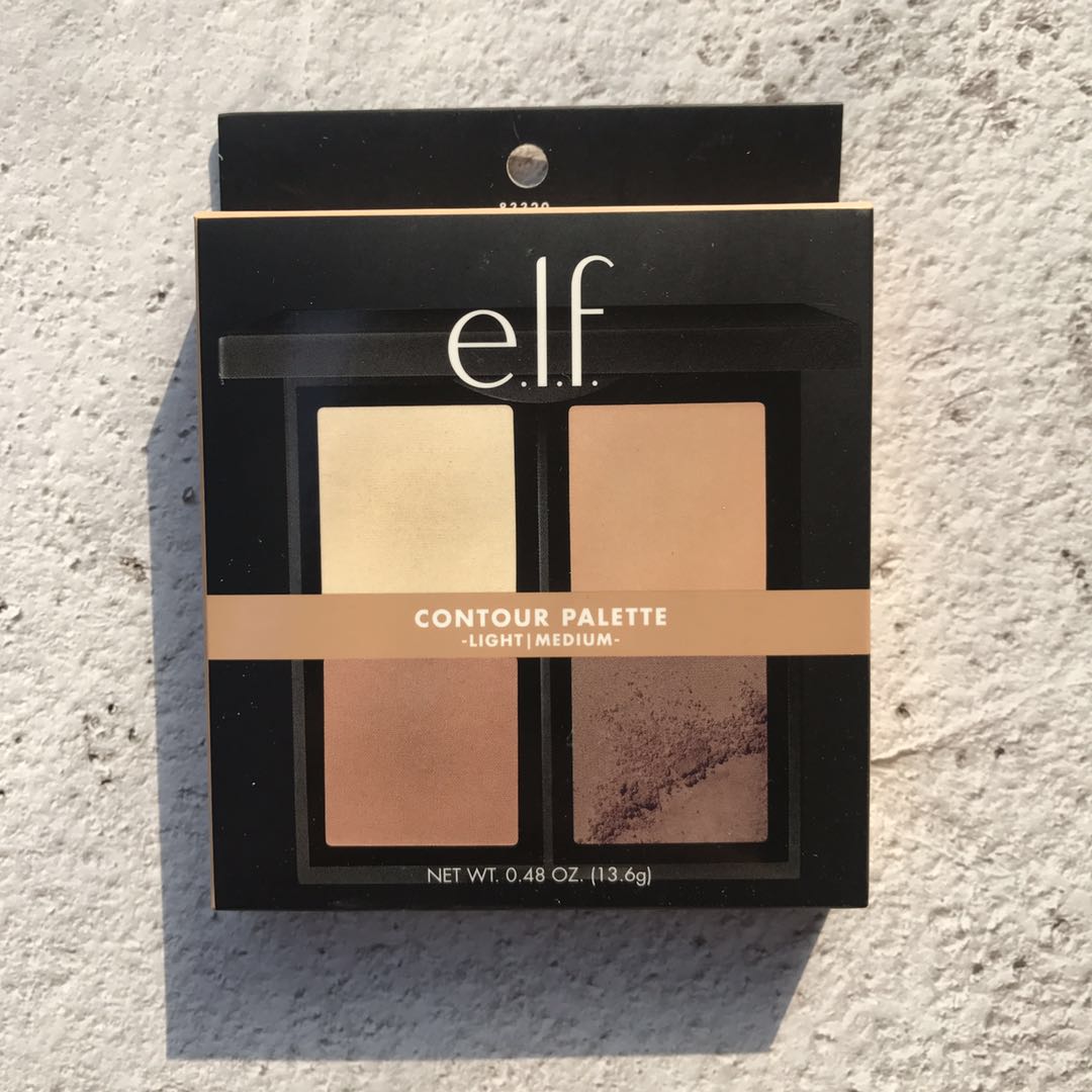 ELF elf đường viền Palette bốn màu sửa chữa công suất bột bóng sáng mũi phấn highlight tạo khối