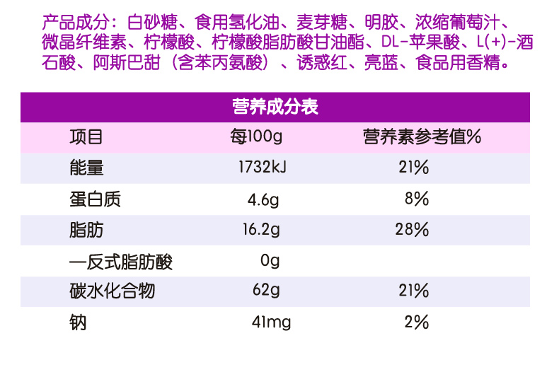 uha悠哈水果乳酸菌味手撕软糖3袋