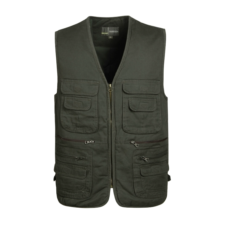 Vest trung niên nam mùa thu và mùa đông mới bố tải dày cỡ lớn xuống cotton nam vest vest trung niên