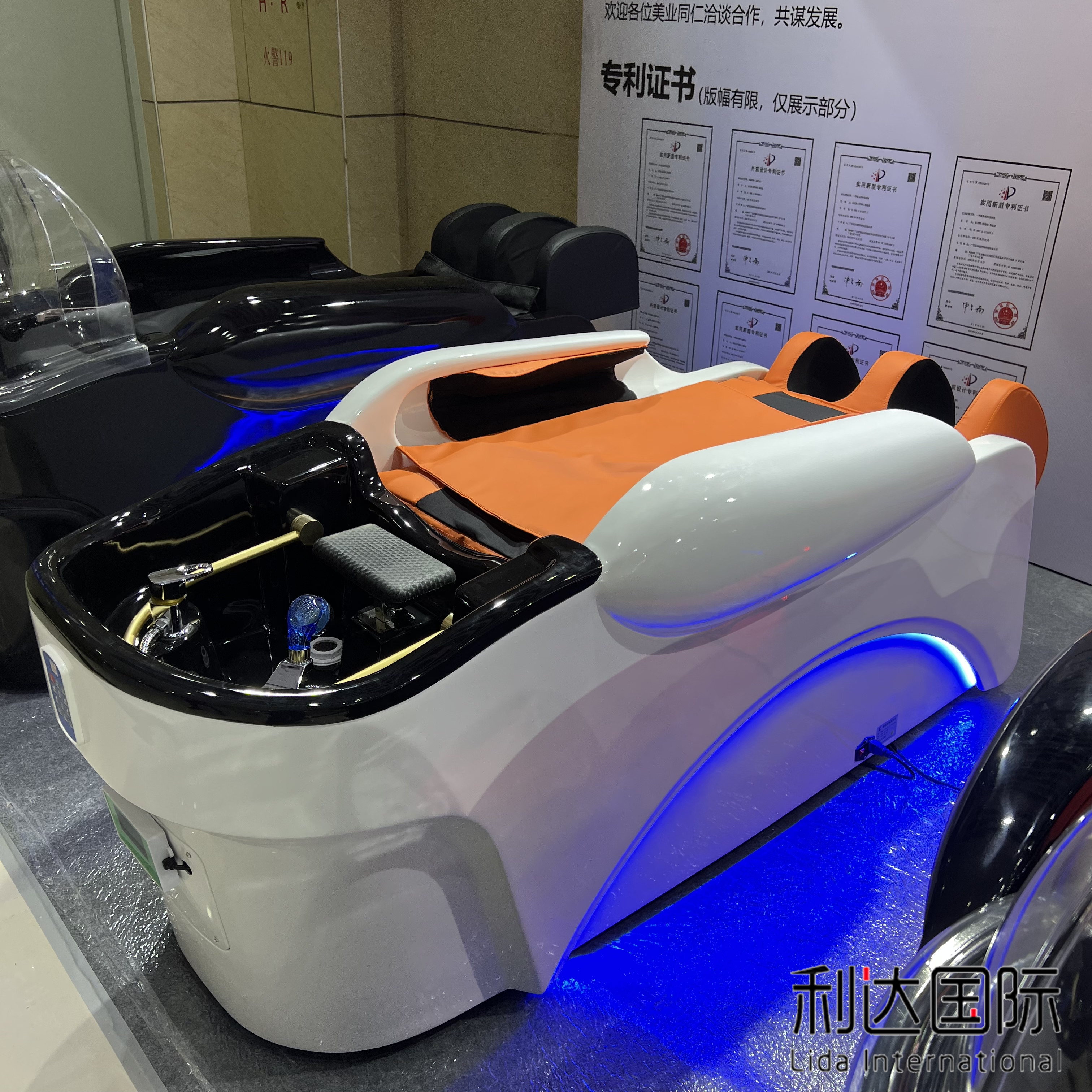 Multifunctional intelligent electric massage shampoo bed barber shop hair salon dedicated high-end hair salon flushing bed massage bed