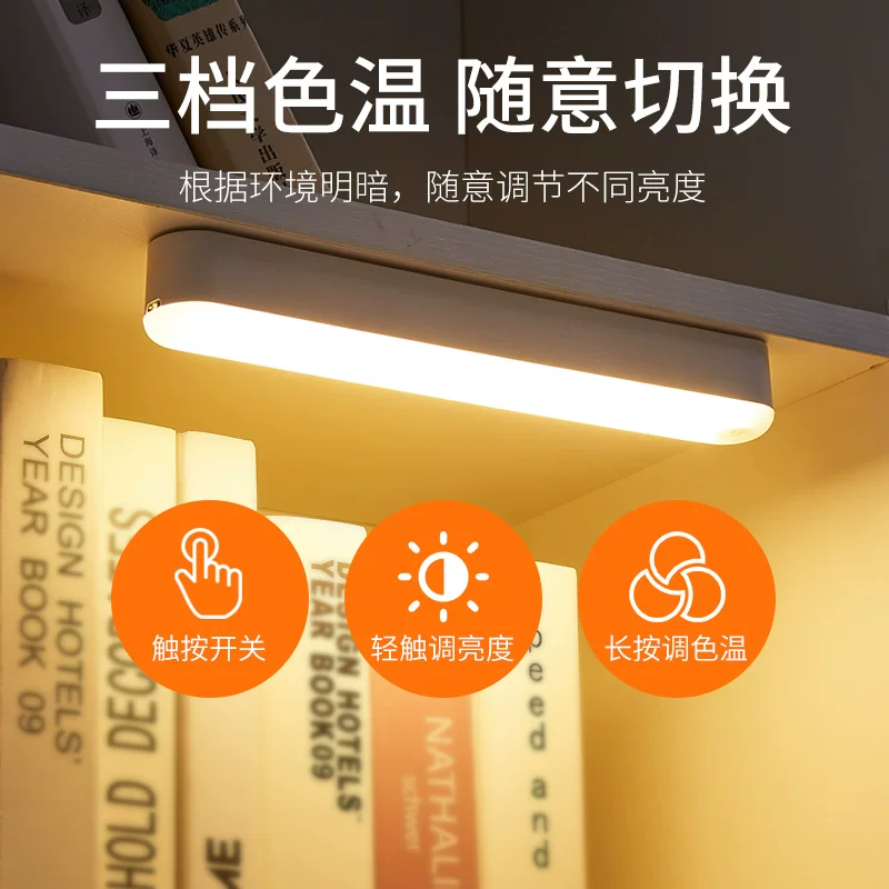 LED перезаряжаемая ночная лампа для кровати, настенный светильник