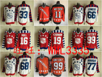 1992 All star ice hockey clothes Gordie Howe Wayne Gretzky All Star Jerseys