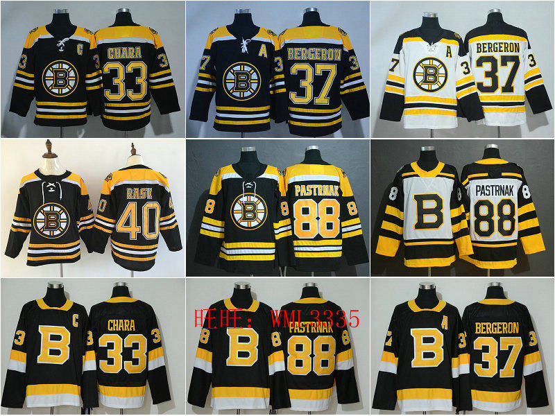 Chara Bergeron Rask Pastrnak Jersey Boston Bruins Ice Hockey Jersey Chara Bergeron Rask Pastrnak Jersey