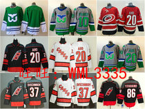 Carolina Hurricanes Hurricane ice hockey clothes Aho Svechnikov Staal Jersey