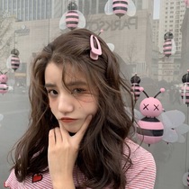 South Koreas new net red cute simple Joker Japanese hairclip clip bangs clip top clip edge clip bangs clip