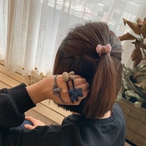 Korean ins Wind head rope girl Net red Hairband rubber band headwear hipster simple personality hair rope high elasticity