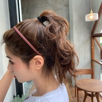 South Korea Net red thin side pressure hair head hoop girl simple Joker hair hoop female hair accessories thin edge with teeth non-slip headgear