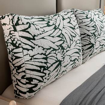 Sofa waist pillow, large backrest, bedside cushion, soft bag