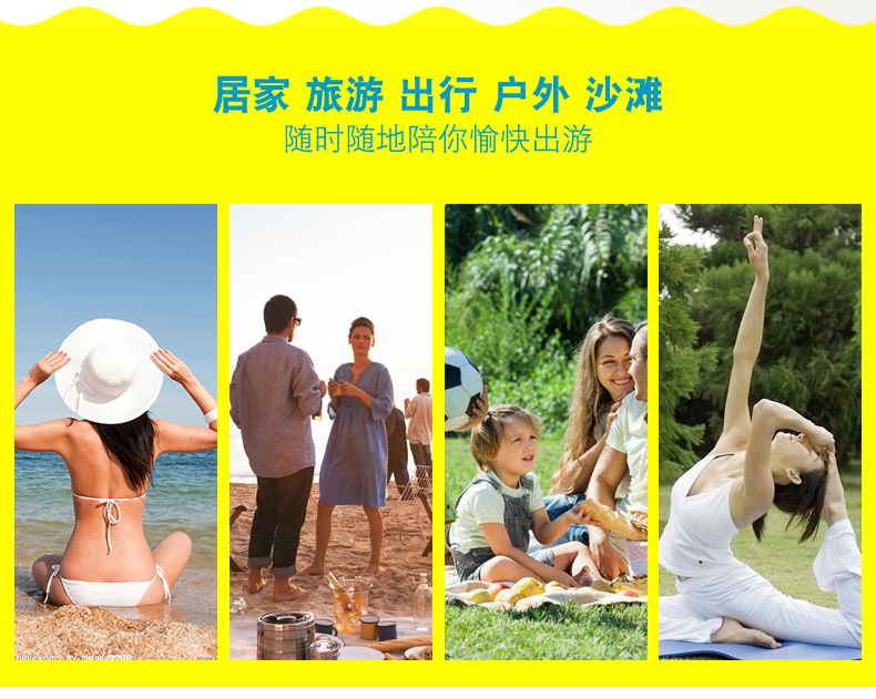 Picnic mat ẩm pad bãi biển ngoài trời mat lều mat không thấm nước bãi cỏ di động mat dã ngoại vải - Thảm chống ẩm / Mat / Gối thảm xốp lót sàn