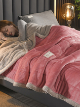 Blanket thickened Babel velvet air conditioning blanket coral velvet autumn and winter nap cover blanket single double home student dormitory blanket