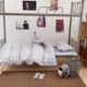 Học sinh quilt duy nhất mảnh 1.5x2 mét bông chăn đơn bông twill ký túc xá đầy đủ phim hoạt hình chăn 160x210 - Quilt Covers 	vỏ chăn phao