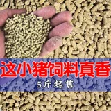 Свиная свиная свиная ферма с свининой с небольшими домашними домашними животными, гранулами перора