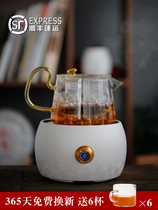 Electric ceramic stove teapot steam teapot glass teapot black tea Puer tea small teapot tea stove
