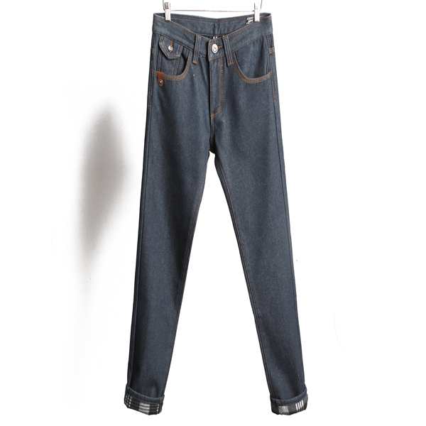 Jeans pour jeunesse coupe droite pour hiver - Ref 1470893 Image 9