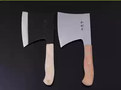 Chopping axe Manganese steel forging ribs chopping axe Bone chopping small axe black and white King kong is extremely sharp