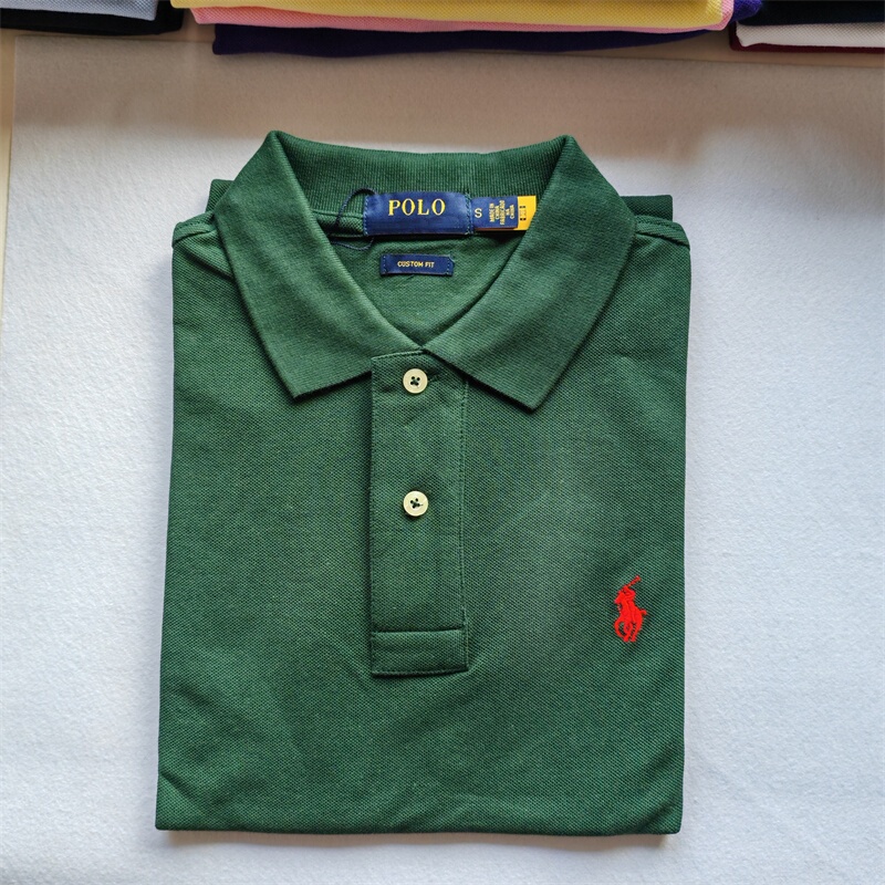 Paul Short-Sleeved Men's Polo Shirt 2026 Summer Pure Cotton Lapel T-Shirt Embroidered Pony Logo Business Casual Half-Sleeve Paul Short-Sleeved Men's Polo Shirt 2026 Summer Pure Cotton Lapel T-Shirt Embroidered Pony Logo Business Casual Half-Sleeve