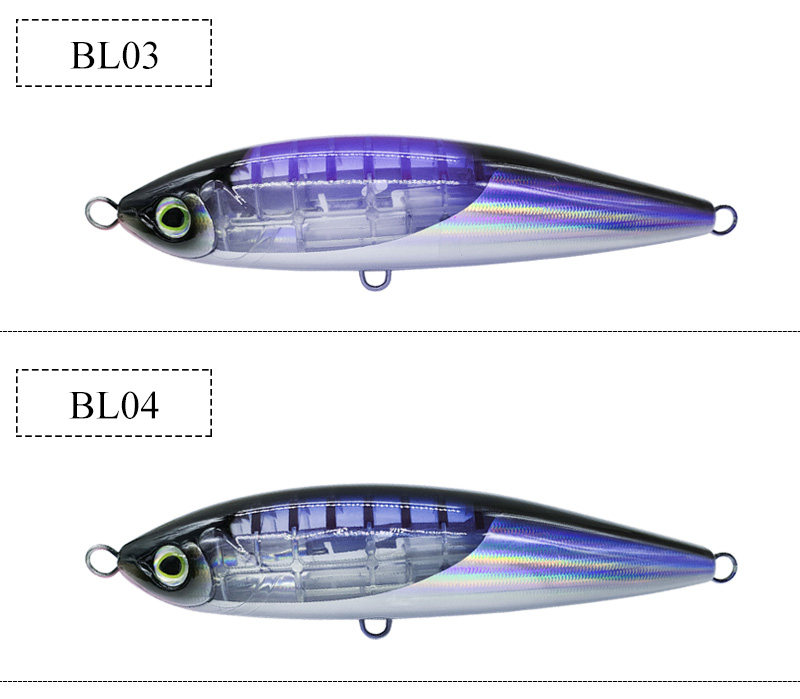 Дорожные суб- приманки bassking 水面铅笔175mm/92g狂鳞 浮水路亚饵深海船钓假饵金枪饵