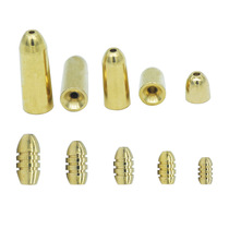 Luya Threaded Bullet Copper Thread Bullet Copper Thread Bevel Copper Drop 1 8g3 5g5g7g10g Fishing Accessories 10 Packs