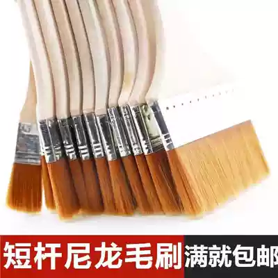 Shanghai Brush Factory 713 nylon hair brush gouache oil painting acrylic brush wall painting brush single branch