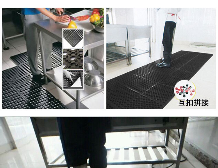 thảm bếp Vinyl chống mệt mỏi mỡ thấm nhựa PVC thảm mặc chống cao su chống trượt mat - Thảm sàn thảm ghép trải sàn