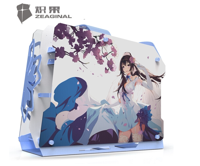 ZEAGINAL (ZEAGINAL) ZC-09 Yingtong co-branded all-aluminum side transparent chassis DIY open game