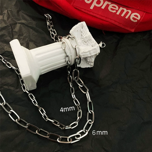 Брендовое ожерелье в стиле хип-хоп из нержавеющей стали подходит для мужчин и женщин для влюбленных, 2020, простой и элегантный дизайн