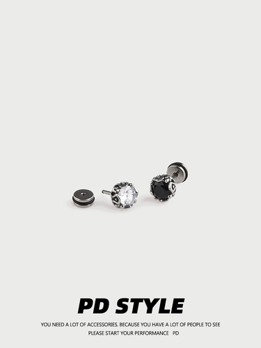 Цирконий, серьги для влюбленных из нержавеющей стали, в американском стиле, изысканный стиль