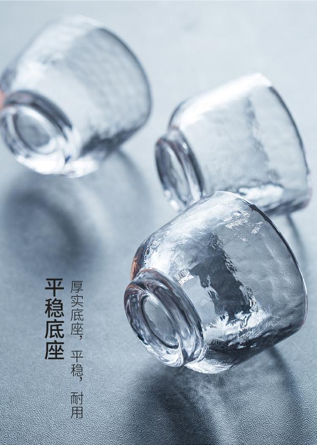 Nhật tay làm rượu thủy tinh không chì đặt nhà búa mô hình rượu sake hip bình rượu vang ấm rượu vang vàng rượu vang trắng kệ để rượu vang