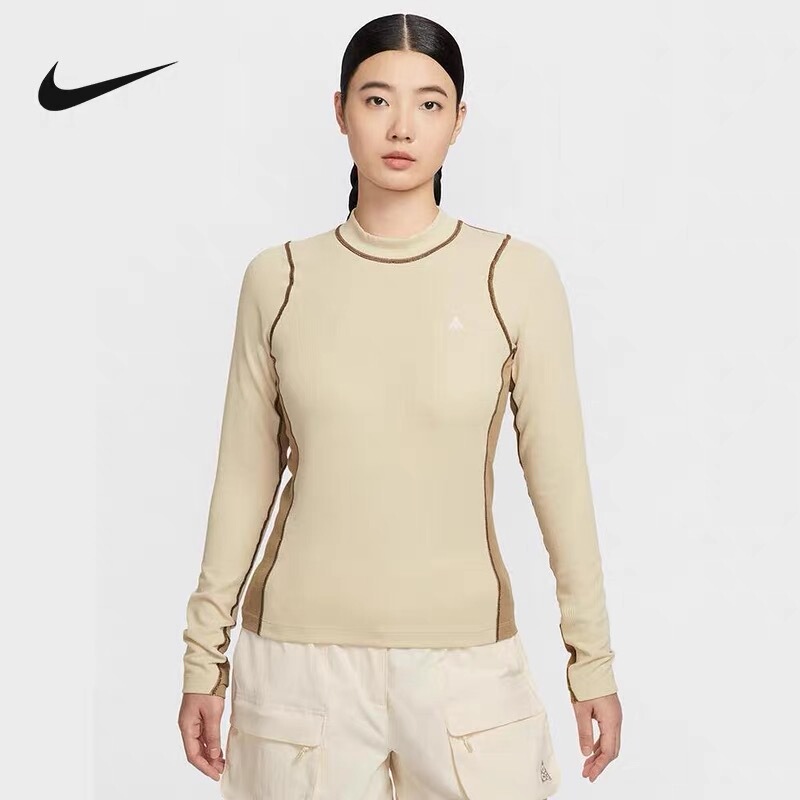 Nike Acg Women's Long Sleeve Breathable Lightweight Sun Protection Long Sleeve T-Shirt Hv1103-229 Nike Acg Women's Long Sleeve Breathable Lightweight Sun Protection Long Sleeve T-Shirt Hv1103-229