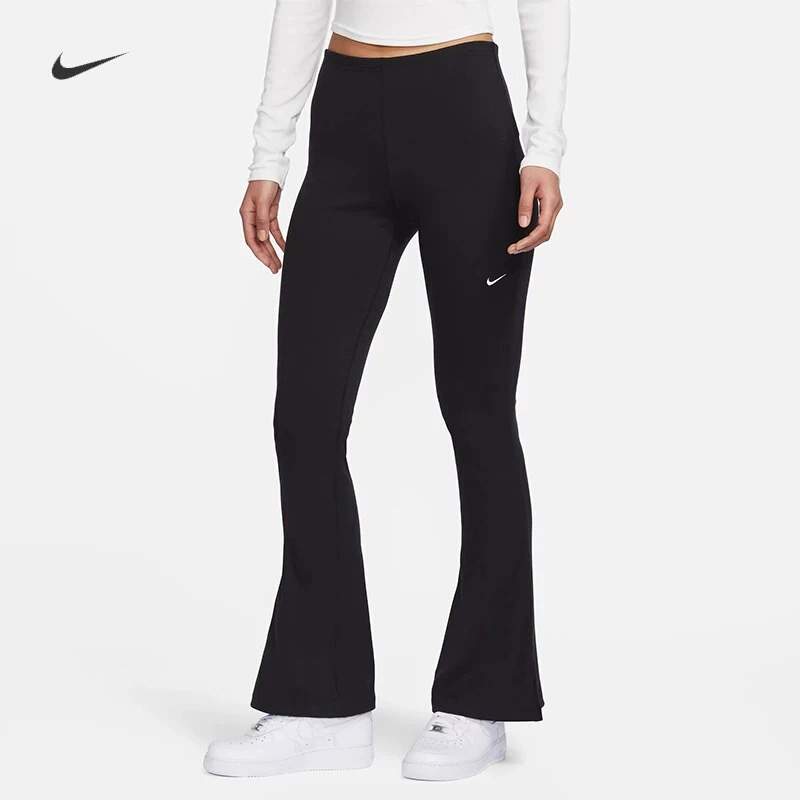 Nike/Nike Women's Sports Casual Slim Ribbed Flared Leggings Fq2114-010