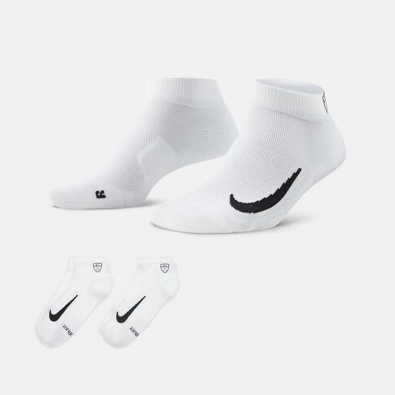 Nike Nike Men's Socks and Women's Socks Quick-Drying Golf Sports Socks Short Socks 2 Pairs White Socks Cv2617-100