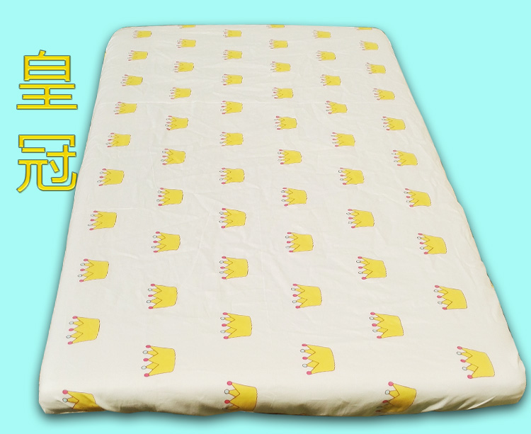 Giường cũi trẻ sơ sinh cotton trải giường trẻ em nệm mẫu giáo 1.2 giường đơn mảnh tùy chỉnh - Túi ngủ / Mat / Gối / Ded stuff gối chặn