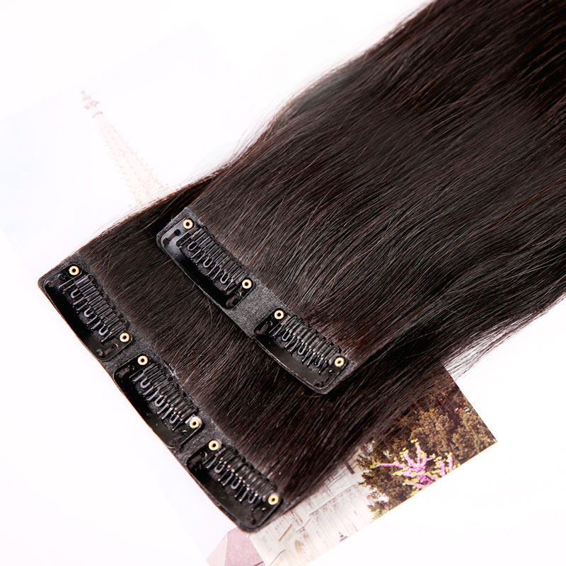 Hair-sheet Genuine Hair-free Invisible Hair-free Hair Wig Hair Girl Long Straight Hair card Hair Fake Hair piece of style