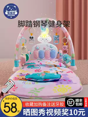 Newborn baby bed toy bedside music bell hanging puzzle early education three or four months baby appease bell hanging