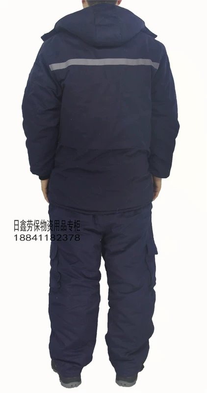 Áo khoác mùa đông áo ấm nam và nữ dày bảo hiểm lao động áo khoác cotton đặt kho lạnh quần áo cotton lạnh quần áo ngoài trời