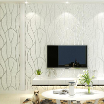 3D geometric stereoscopic TV background wallpaper modern non-woven hotel bedroom living room wallpaper simple paper curved stripes