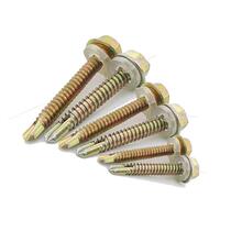 Dovetail nail household external hex drill tail screw color steel tile z screw screw self-drilling self-tapping drill tail screw M5M