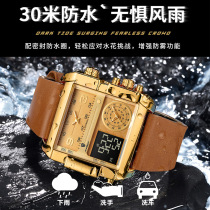 GWCKLEEDW Youth Mechanical Table High School Student Mens Watch Mens Waterproof Night Quartz Retro Watch
