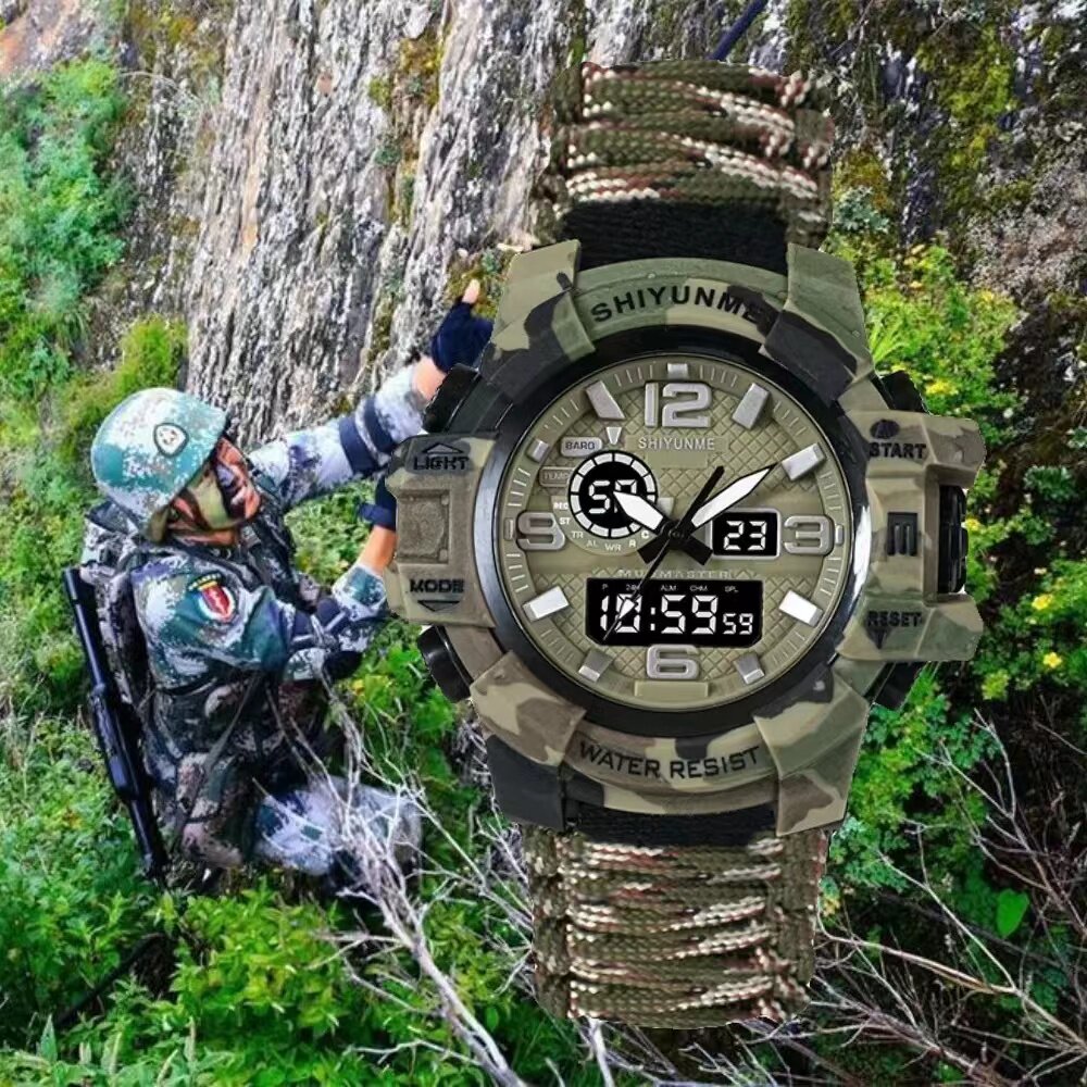 GWCKLEEDW military wind watch men's special soldiers middle school outdoor sports machinery waterproof luminous electronic form-Taobao