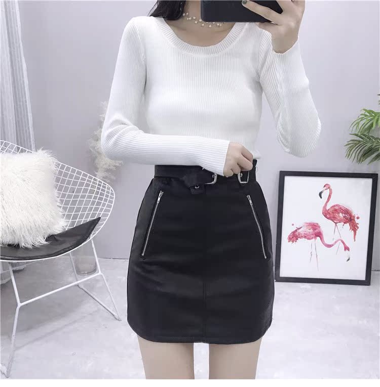 Áo len mỏng mùa thu sớm của phụ nữ dài tay sang trọng bó sát cơ thể phù hợp với mùa thu hoang dã và mùa đông mới tự tu luyện áo sơ mi nữ ao len