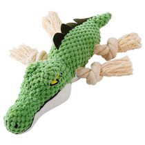 Dog toy bite-resistant and boredom-relieving artifact plush sounding crocodile pet Corgi Teddy teething supplies for large and small dogs