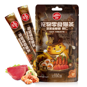 顽皮猫零食星厨联盟鲜肉猫条12g*20支