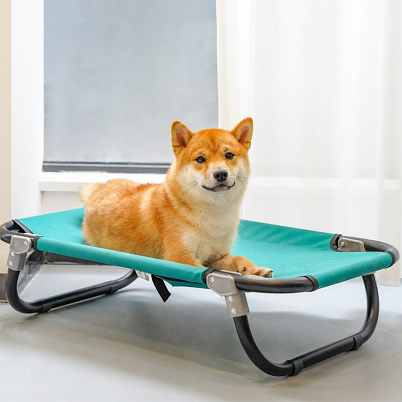 Pet Pooch Rows Army Bed Folding Bed Gold Wool Breathable Damp-Proof Large Dog Washable Breathable Dog Nest All Season Universal