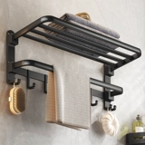 Нордическая стойка для полотенца бесплатно пробивать пространство алюминиевая ванная комната на полку