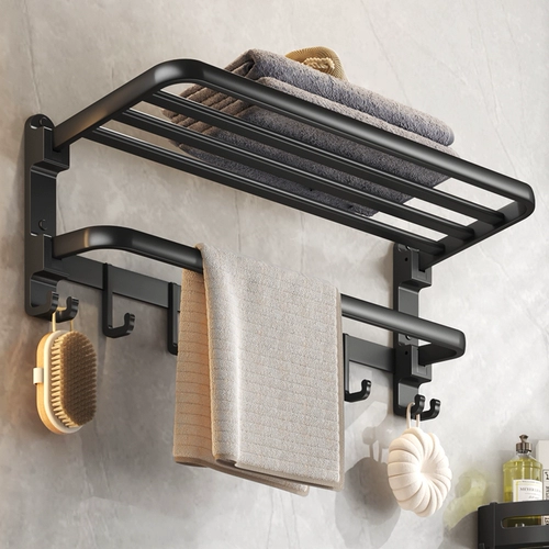 Нордическая стойка для полотенца бесплатно пробивать пространство алюминиевая ванная комната на полку