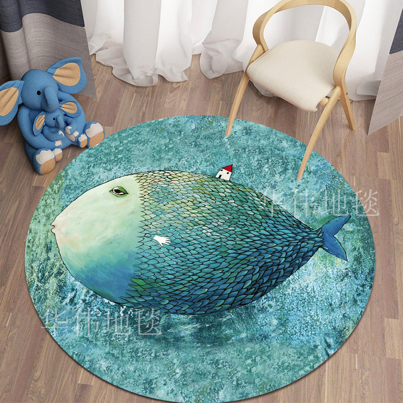 Vườn chăn cô gái trẻ quanh nghiên cứu phòng thảm pad giường ngủ dễ thương cậu bé những thảm New Year khu vực đọc - Thảm thảm nhung trải giường