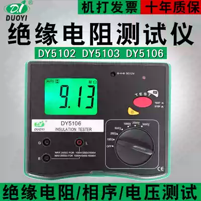 One more DY5102 5103 5106 multi-function digital insulation resistance tester Digital display megohm meter