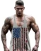 Áo tập thể dục GYM áo thun thể thao thấm mồ hôi Cờ Mỹ rách cơ cotton Áo sơ mi nam Âu và Mỹ tank top