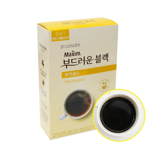 Южная Корея импортировал кофе Maixin 窈 窈 Оригинальный мокко -ароматизированный черный кофе 2,7 г*100 подарочных коробок