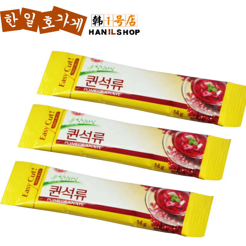 South Korea Imports Tumblle Otuki and Pomegranate Tea Brewing Drink Juice 14g Single Article